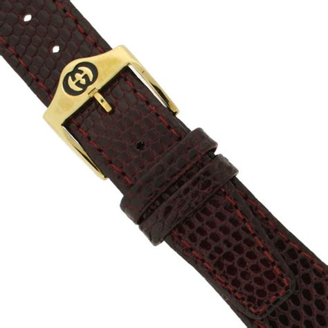 gucci watch leather strap replacement|Gucci leather pull string strap.